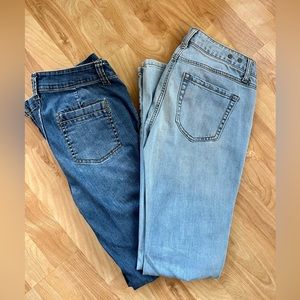 CAbi Farrah Denim Flare Pants Duo ~ size 2